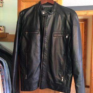 Calvin Klein Faux Leather Jacket